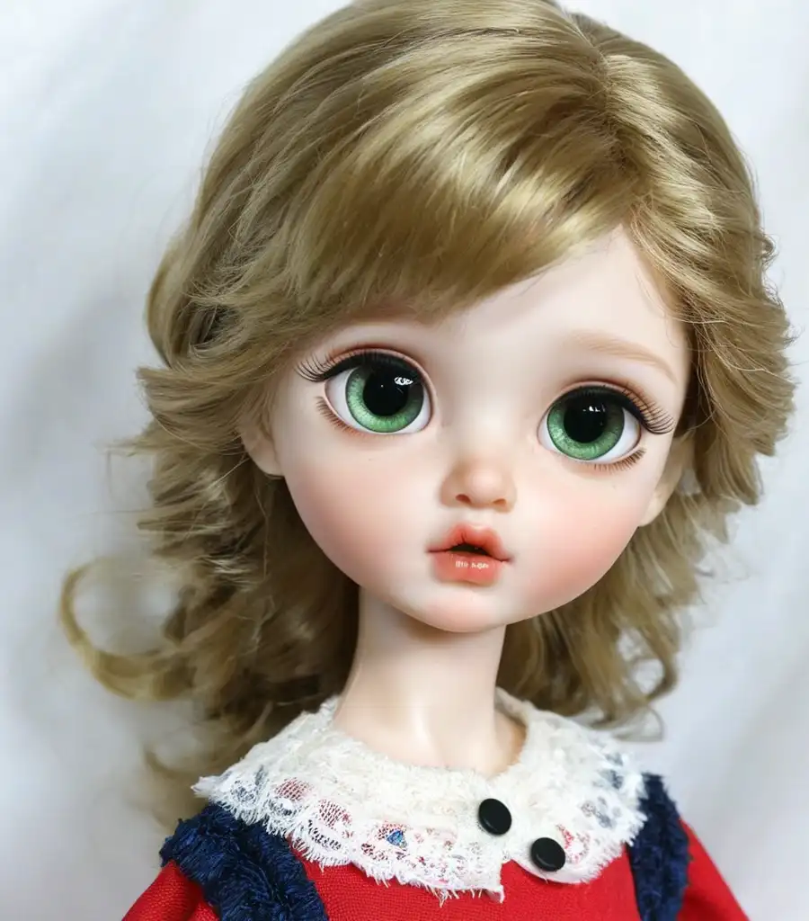 1/4 anime bjd girl doll ,RL pompom advanced resin movable custom bjd ball jointed dolls