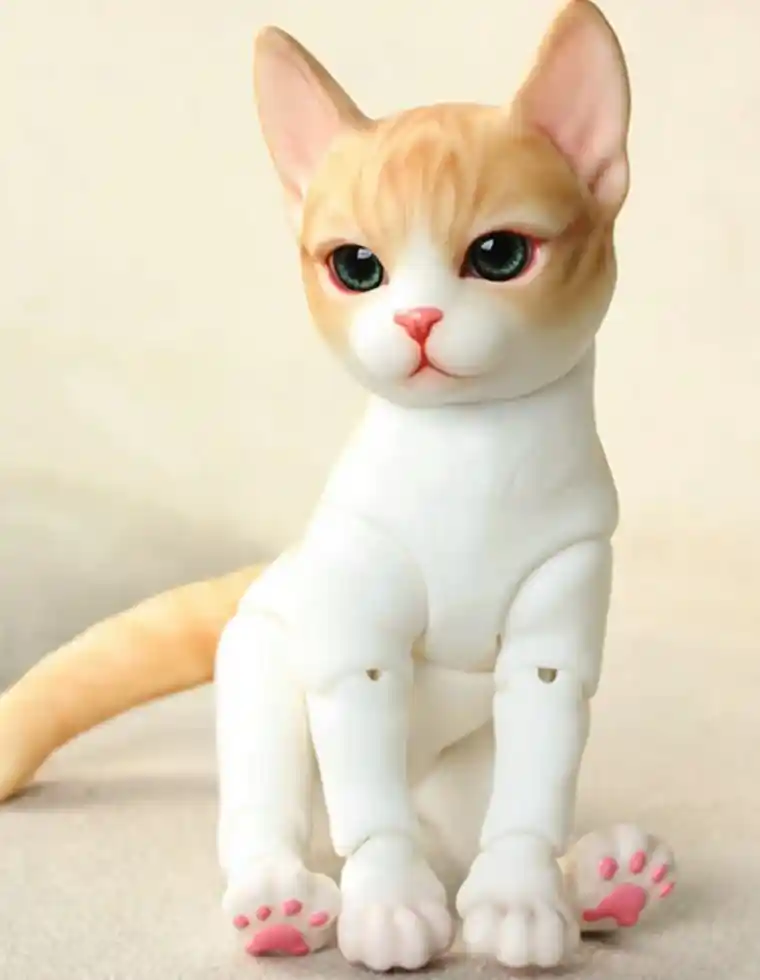 bjd doll pet cat model