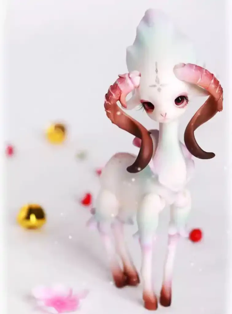 bjd doll sheep sample