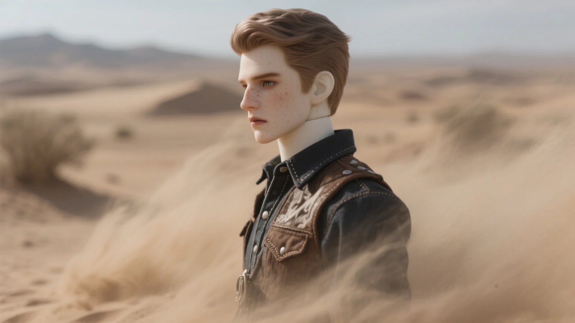 how to get into bjd freckles male doll cover