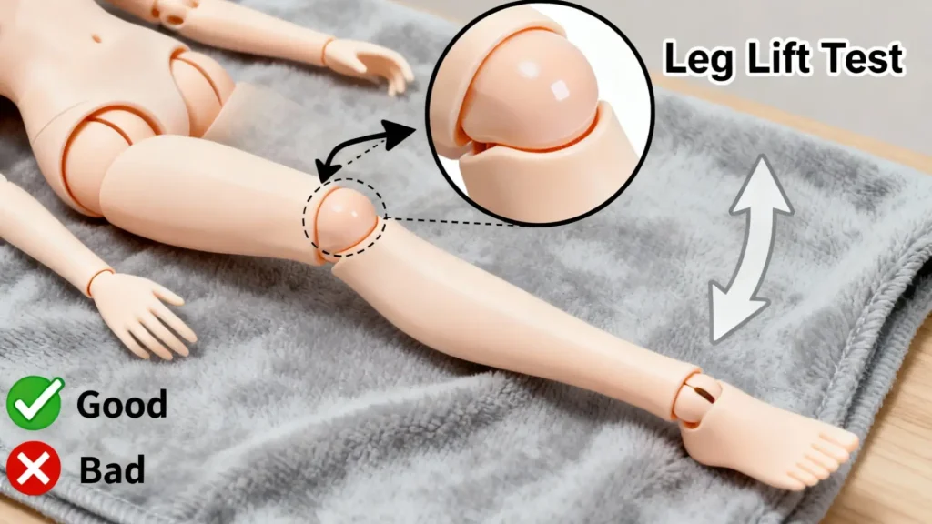 Infographic: Performing a BJD health check and leg lift tension test