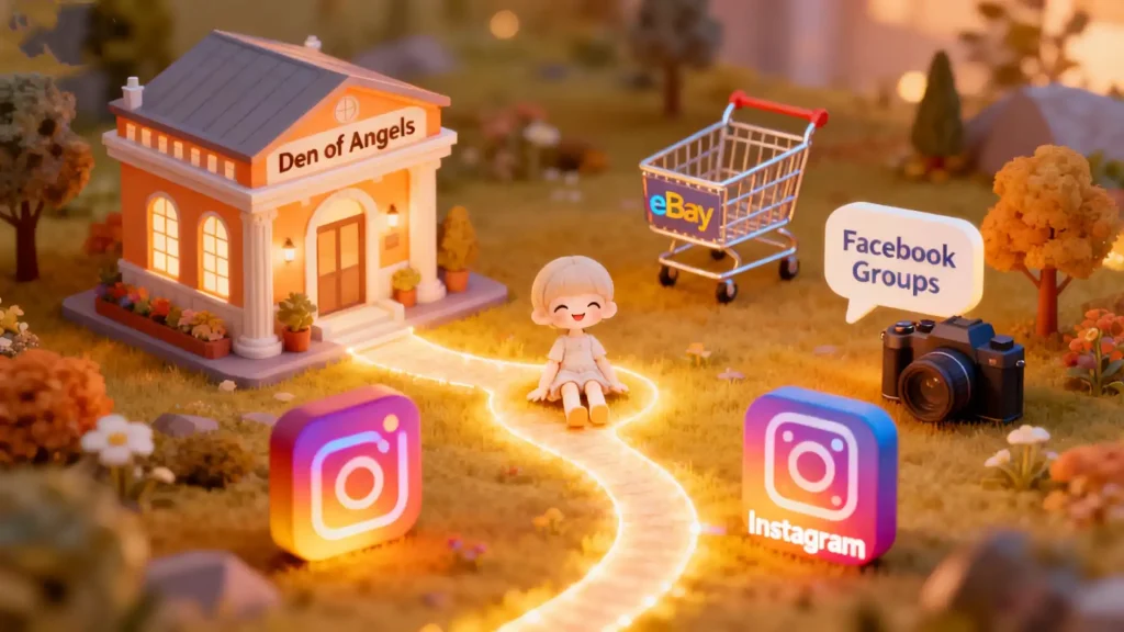 Where to buy secondhand BJD: Den of Angels, eBay, Instagram, Facebook