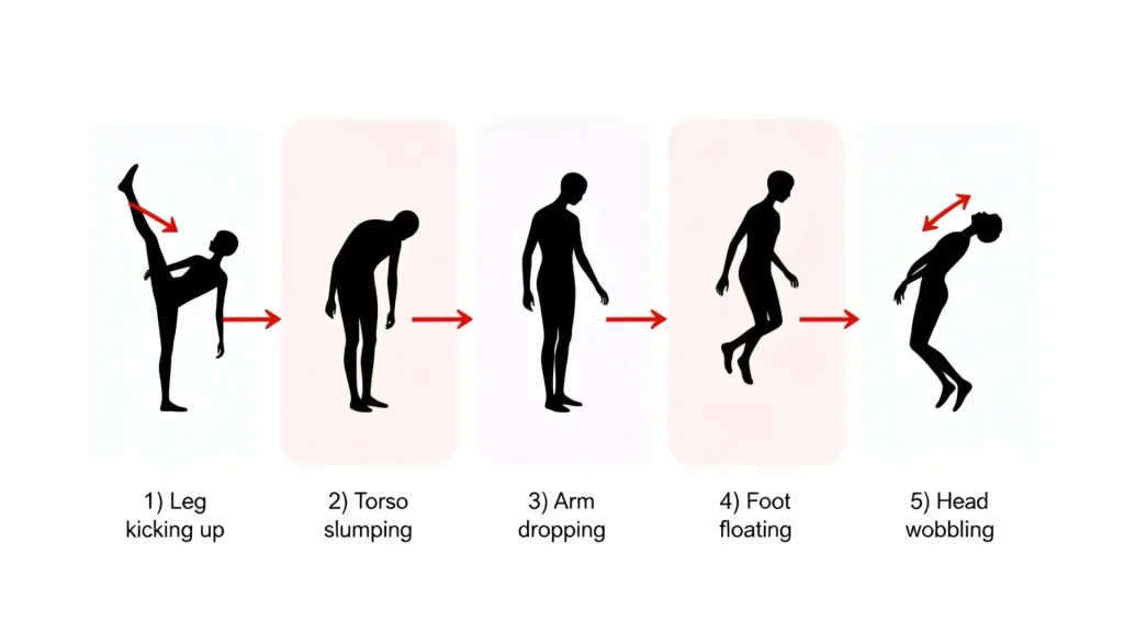 Infographic showing 5 common BJD posing tension problems and solutions