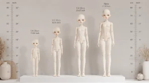 BJD Size Chart: 1/6, 1/4, 1/3, MSD, SD & 70cm Doll Scale Guide